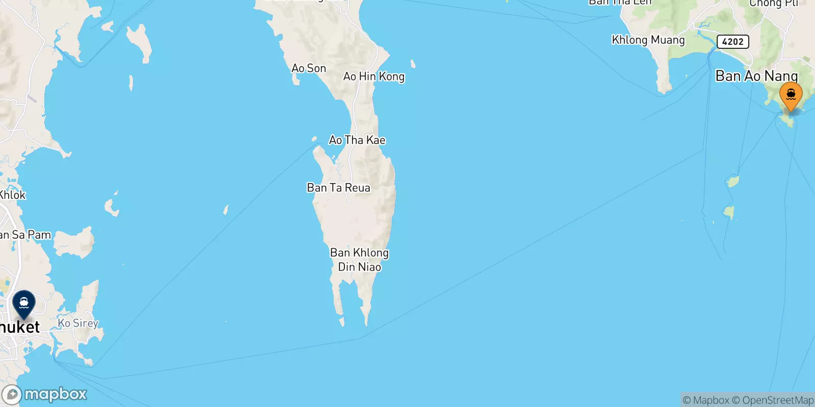 Ferries de East Railay Bay Beach Floating Pier a Isla De Phuket